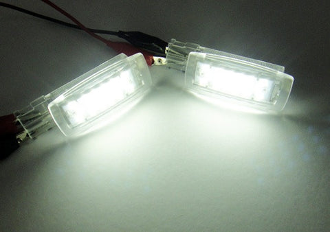 LED Interior Sun Visor Vanity Mirror Light OEM Replacement kit Audi Volkswagen