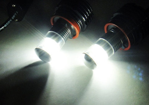 BMW Xenon white H8 30W CREE XB-D LED Angel Eyes / Halo Ring Replacement Light bulb