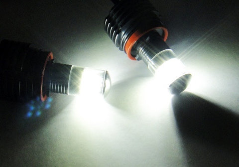 BMW Xenon white H8 30W CREE XB-D LED Angel Eyes / Halo Ring Replacement Light bulb
