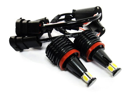 BMW Xenon white H8 20W COB LED Angel Eyes / Halo Ring Replacement Light bulb