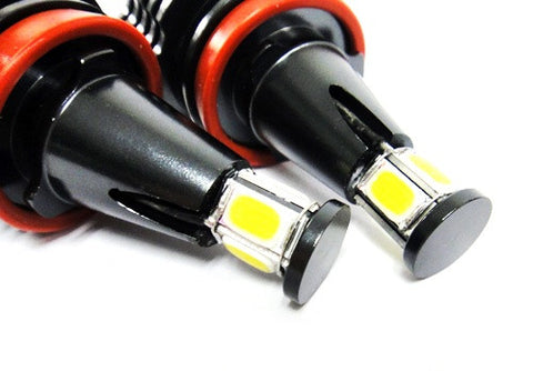 BMW Xenon white H8 20W COB LED Angel Eyes / Halo Ring Replacement Light bulb