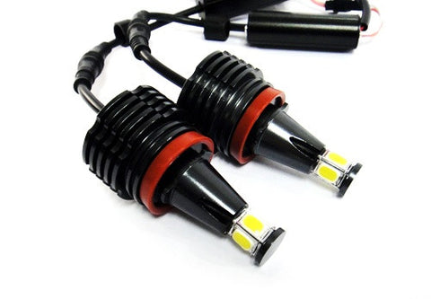 BMW Xenon white H8 20W COB LED Angel Eyes / Halo Ring Replacement Light bulb