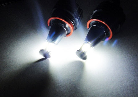 BMW Xenon white H8 20W COB LED Angel Eyes / Halo Ring Replacement Light bulb