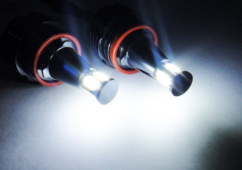 BMW Xenon white H8 20W COB LED Angel Eyes / Halo Ring Replacement Light bulb