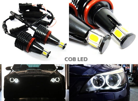 BMW Xenon white H8 20W COB LED Angel Eyes / Halo Ring Replacement Light bulb
