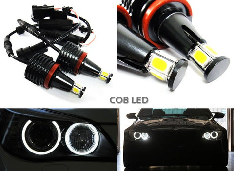 BMW Xenon white H8 20W COB LED Angel Eyes / Halo Ring Replacement Light bulb