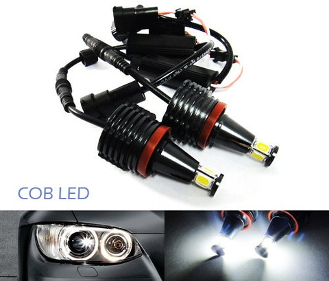 BMW Xenon white H8 20W COB LED Angel Eyes / Halo Ring Replacement Light bulb