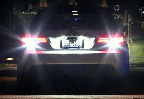 2 pieces of 382 (P21W) 1156 7506 BA15s Diffusion Mirror 60 SMD LED Light 18W white