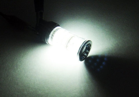 2 pieces of 382 (P21W) 1156 7506 BA15s Diffusion Mirror 60 SMD LED Light 18W white