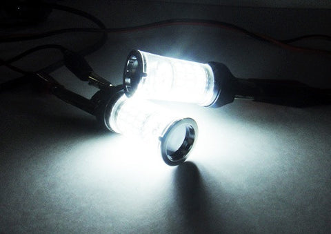 2 pieces of 382 (P21W) 1156 7506 BA15s Diffusion Mirror 60 SMD LED Light 18W white