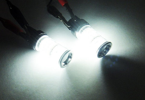 2 pieces of 382 (P21W) 1156 7506 BA15s Diffusion Mirror 60 SMD LED Light 18W white