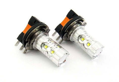 2 pieces of H15 64176 10X CREE XB-D LED Projector Light bulb 50W white