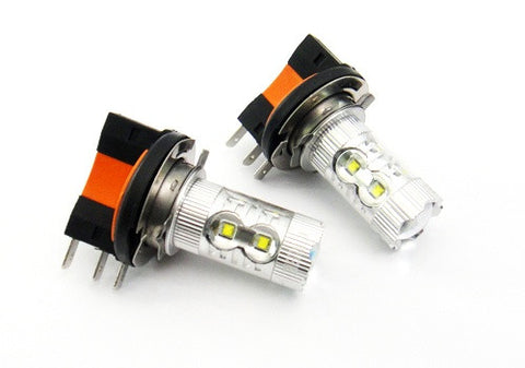 2 pieces of H15 64176 10X CREE XB-D LED Projector Light bulb 50W white