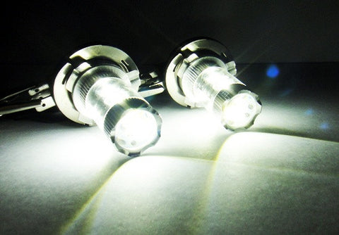 2 pieces of H15 64176 10X CREE XB-D LED Projector Light bulb 50W white