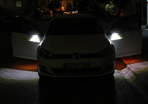 LED Peripheral Outside Side Mirror Puddle Light OEM Replacement kit Eos GTI Jetta Passat