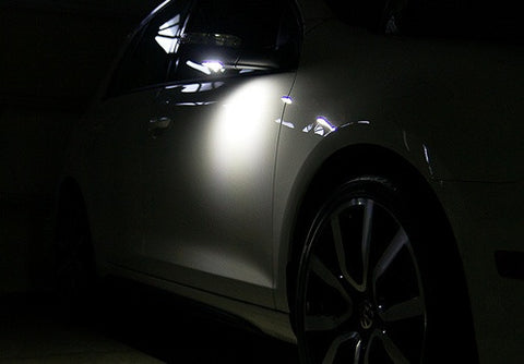 LED Peripheral Outside Side Mirror Puddle Light OEM Replacement kit Eos GTI Jetta Passat