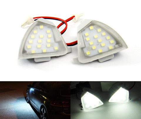 LED Peripheral Outside Side Mirror Puddle Light OEM Replacement kit Eos GTI Jetta Passat