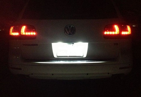 LED License Plate Light lamp OEM replacement kit Porsche Cayenne VW Touareg