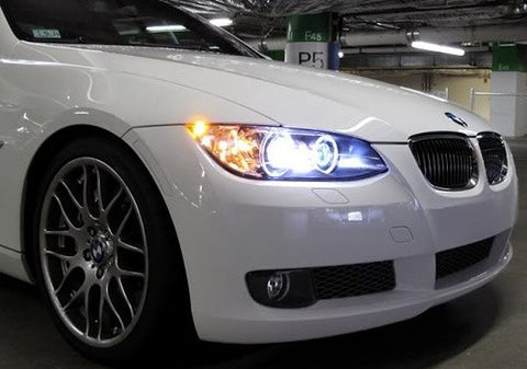 BMW xenon white H8 LED Angel Eyes / Halo Ring replacement Light / Lamp bulbs V-shape