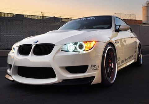 BMW xenon white H8 LED Angel Eyes / Halo Ring replacement Light / Lamp bulbs V-shape