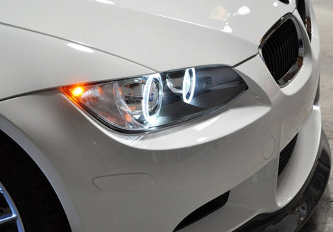 BMW xenon white H8 LED Angel Eyes / Halo Ring replacement Light / Lamp bulbs V-shape