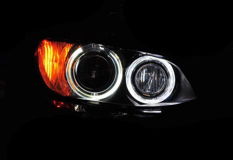 BMW xenon white H8 LED Angel Eyes / Halo Ring replacement Light / Lamp bulbs V-shape
