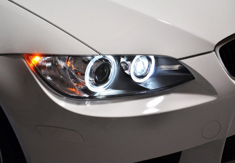 BMW xenon white H8 LED Angel Eyes / Halo Ring replacement Light / Lamp bulbs V-shape