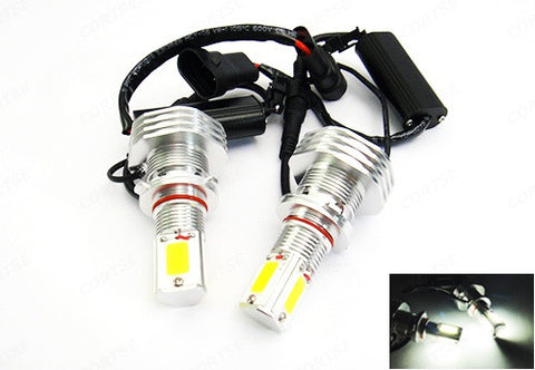 2 pieces of 9006 HB4 High Power COB LED HeadLight Fog Light bulb 60W white
