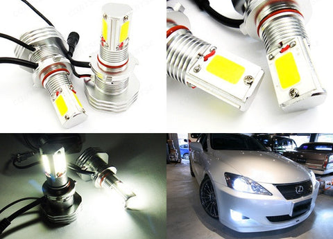 2 pieces of 9006 HB4 High Power COB LED HeadLight Fog Light bulb 60W white