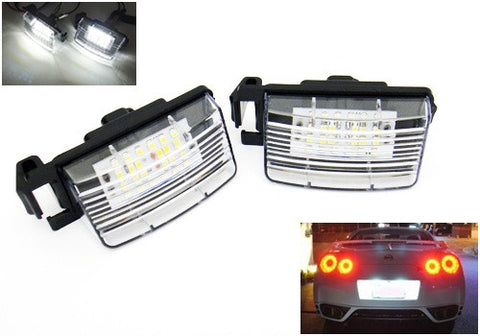 LED License Plate Light lamp OEM replacement kit Nissan Z34 R35 Cube Versa Infiniti G37
