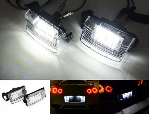 LED License Plate Light lamp OEM replacement kit Nissan Z34 R35 Cube Versa Infiniti G37