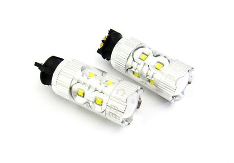 2 pieces of PW24W PWY24W 10x CREE XB-D LED Projector Light bulb 50W white