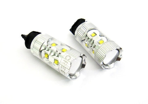 2 pieces of PW24W PWY24W 10x CREE XB-D LED Projector Light bulb 50W white