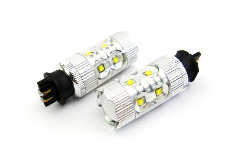 2 pieces of PW24W PWY24W 10x CREE XB-D LED Projector Light bulb 50W white