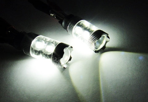 2 pieces of PW24W PWY24W 10x CREE XB-D LED Projector Light bulb 50W white