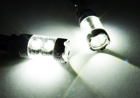 2 pieces of PW24W PWY24W 10x CREE XB-D LED Projector Light bulb 50W white