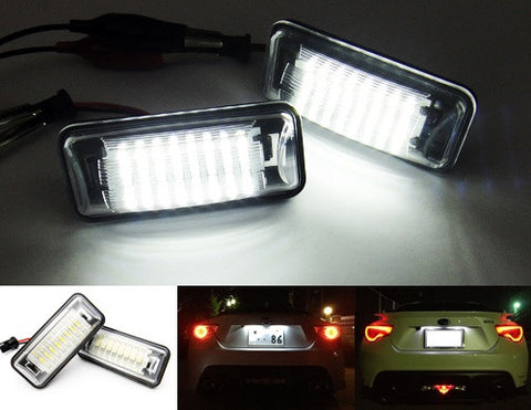 LED License Plate Light lamp OEM replacement kit Subaru BRZ Scion FR-S 86