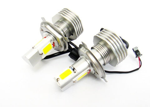2 pieces of LUFFY H4 9003 (472) High Power COB LED HeadLight Fog Light bulb 60W white