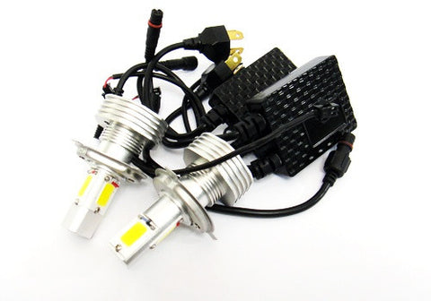 2 pieces of LUFFY H4 9003 (472) High Power COB LED HeadLight Fog Light bulb 60W white