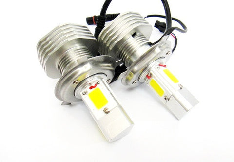 2 pieces of LUFFY H4 9003 (472) High Power COB LED HeadLight Fog Light bulb 60W white