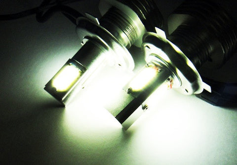 2 pieces of LUFFY H4 9003 (472) High Power COB LED HeadLight Fog Light bulb 60W white