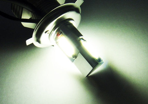 2 pieces of LUFFY H4 9003 (472) High Power COB LED HeadLight Fog Light bulb 60W white