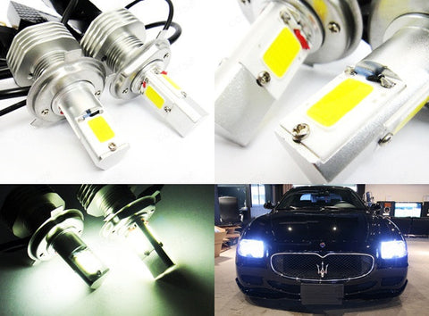 2 pieces of LUFFY H4 9003 (472) High Power COB LED HeadLight Fog Light bulb 60W white