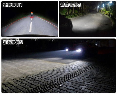 2 pieces of LUFFY H4 9003 (472) High Power COB LED HeadLight Fog Light bulb 60W white