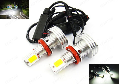 2 pieces of LUFFY H11 H8 High Power COB LED HeadLight Fog Light bulb 60W white