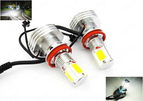2 pieces of LUFFY H11 H8 High Power COB LED HeadLight Fog Light bulb 60W white