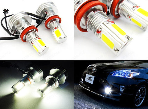 2 pieces of LUFFY H11 H8 High Power COB LED HeadLight Fog Light bulb 60W white