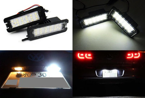 LED License Plate Light lamp OEM replacement kit Volkswagen CC Golf GTI Scirocco