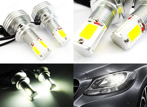 2 pieces of LUFFY H7 (499) High Power COB LED HeadLight Fog Light bulb 60W white