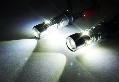 2 pieces of PW24W PWY24W 5x CREE XP-E LED Projector Light bulb 25W white